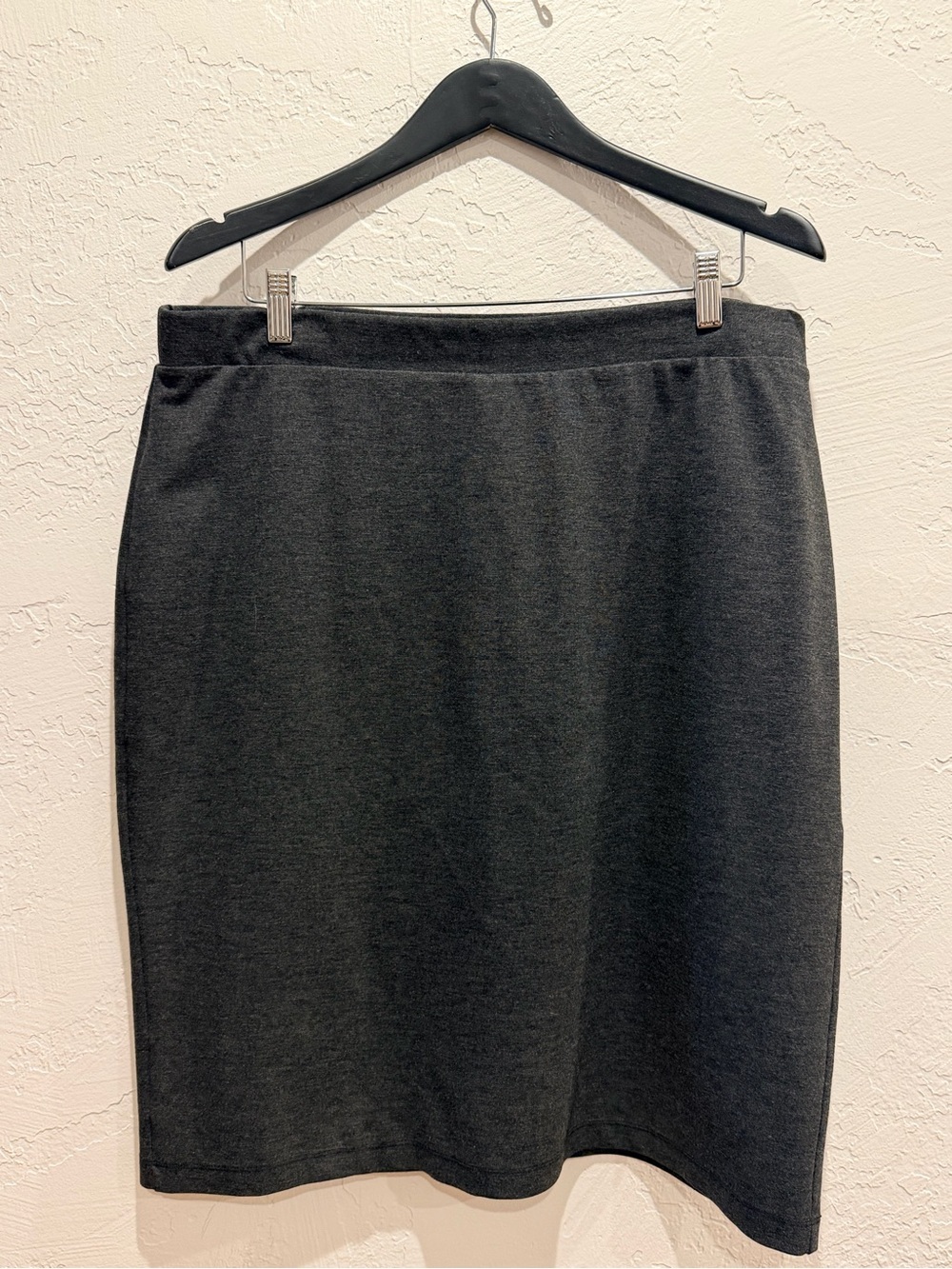 Liz Claiborne Charcoal Gray Pencil Skirt